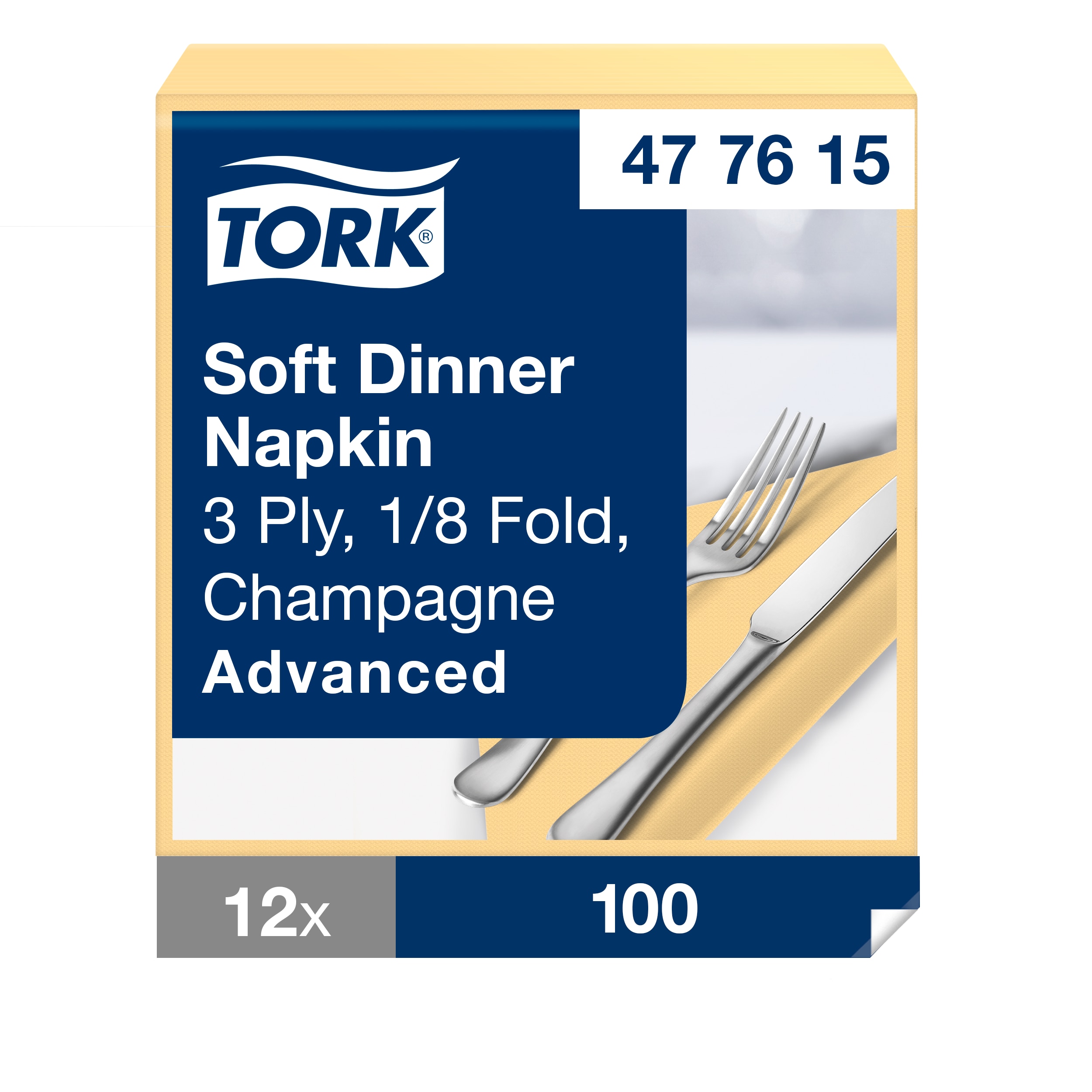 Tork szalvéta Advanced 40/3 pezsgő (1/8) (12x100 db/#) - Image 6