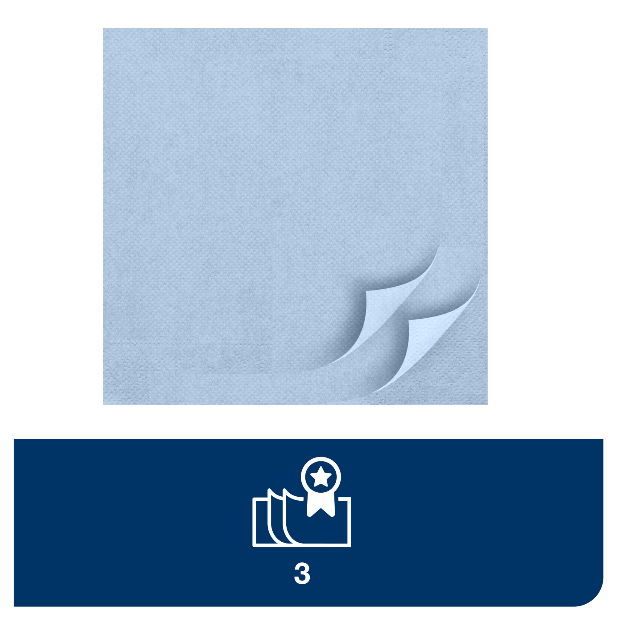 Tork szalvéta Advanced 40/3 Light Blue (12x100 db/#) - Image 10