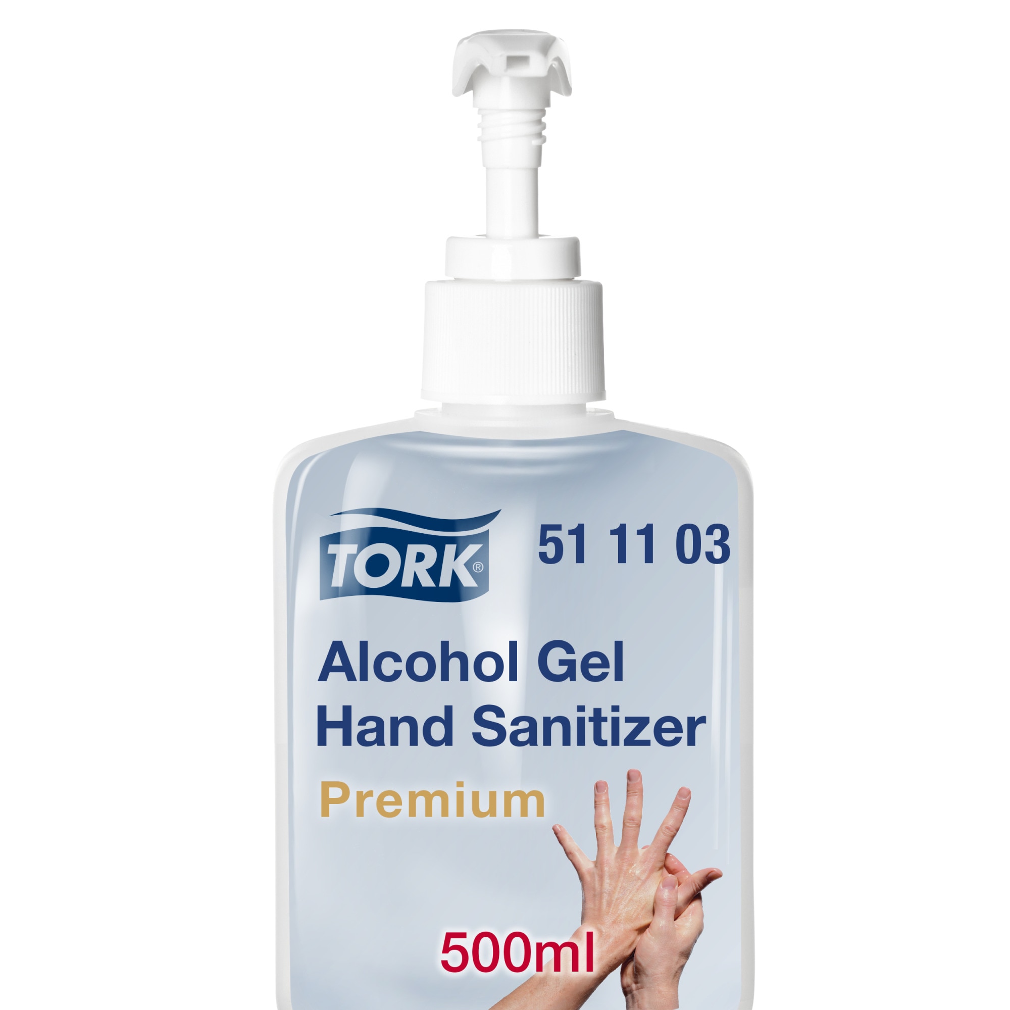 Tork alkoholos kézfertőtlenítő gél - hordozható pumpás (ADR) (12x0,5liter/krt) műtéti bemosakodáshoz alkalmas - Image 3