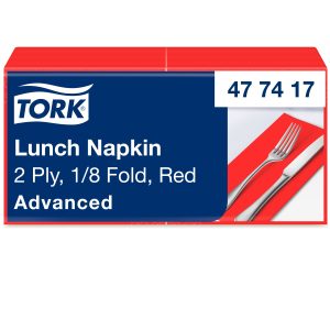 Tork szalvéta Advanced 33/2 piros (1/8) (10x200 db/#)