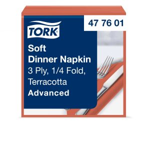 Tork szalvéta Advanced 40/3 terrakotta (12x100 db/#)