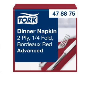 Tork szalvéta Advanced 40/2 bordó (12x150 db/#)