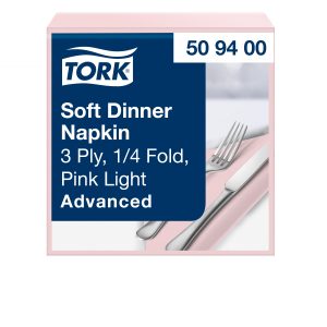 Tork szalvéta Advanced 40/3 Soft Pink Light (12x100 db/#)