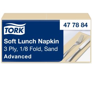 Tork szalvéta Advanced 33/3 csontszínű (1/8) (10x150 db/#)