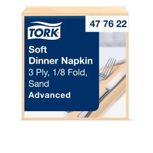 Tork szalvéta Advanced 40/3 csontszínű 1/8 (12x100 db/#)