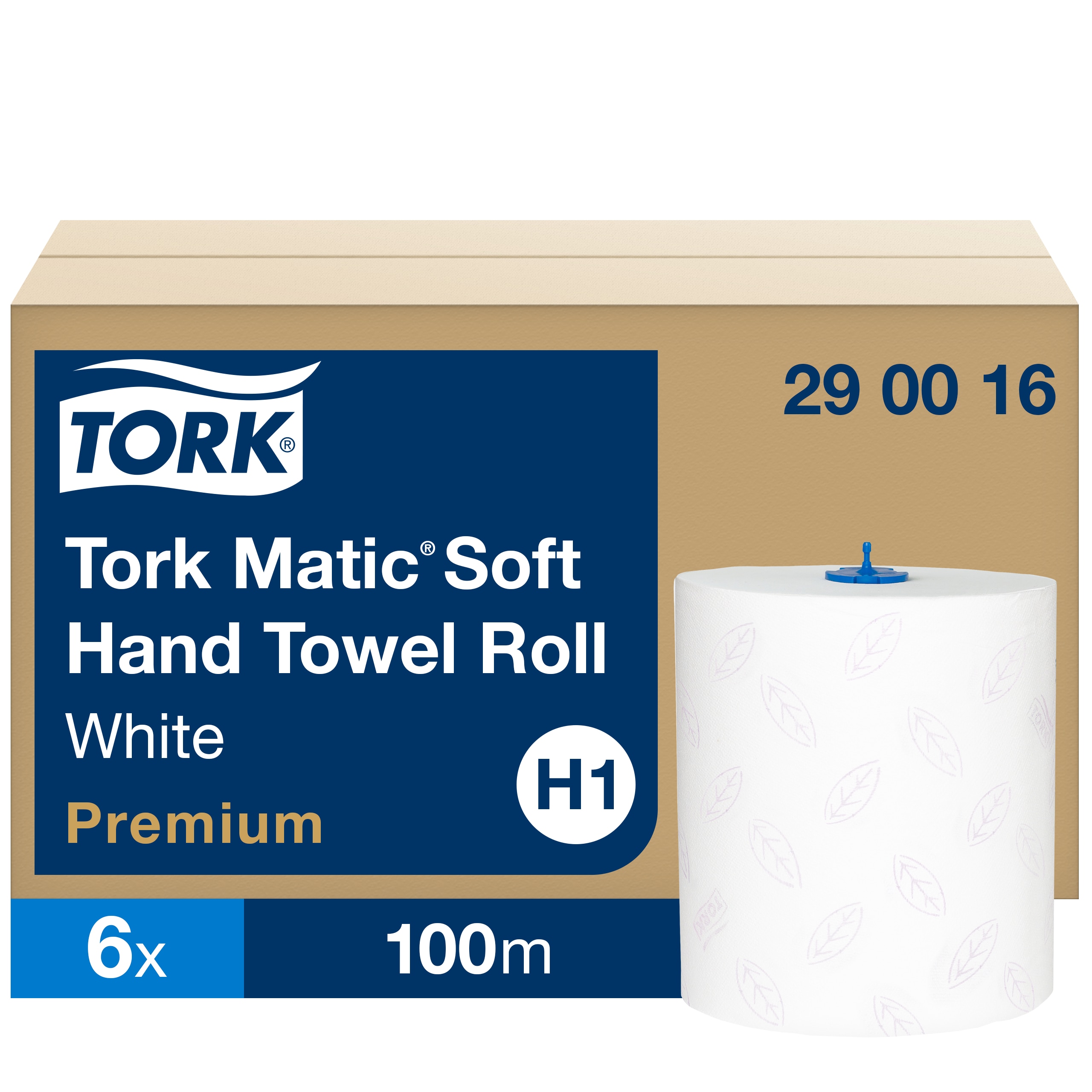 Tork kéztörlő Matic tekercses Premium fehér (H1) (2 rét. 100 m/tek, 6 tek/#) - Image 2