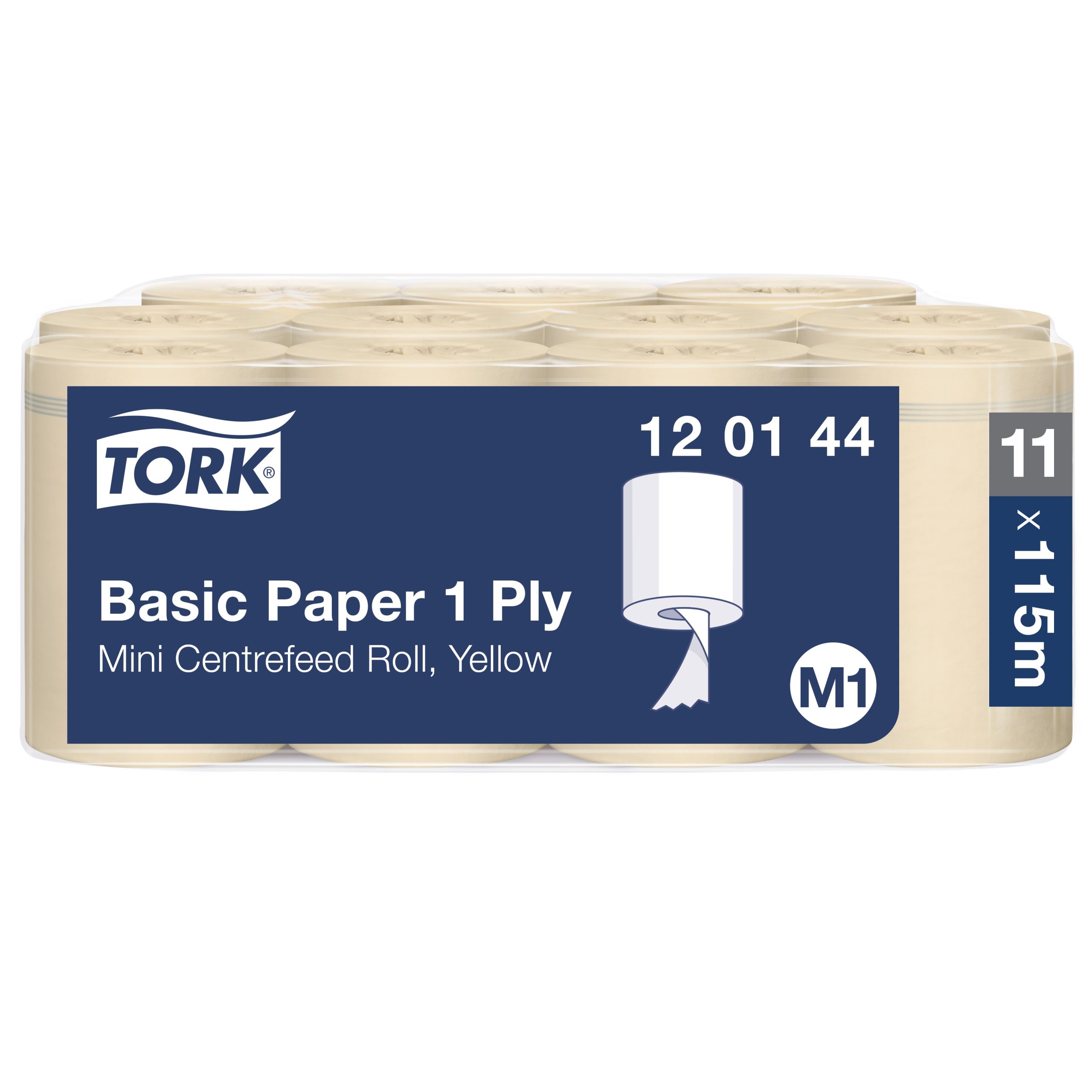 Tork kéztörlő mini tekercses Universal 310 sárga (M1) (1 rét. 115 m/tek, 11 tek/#) - Image 2