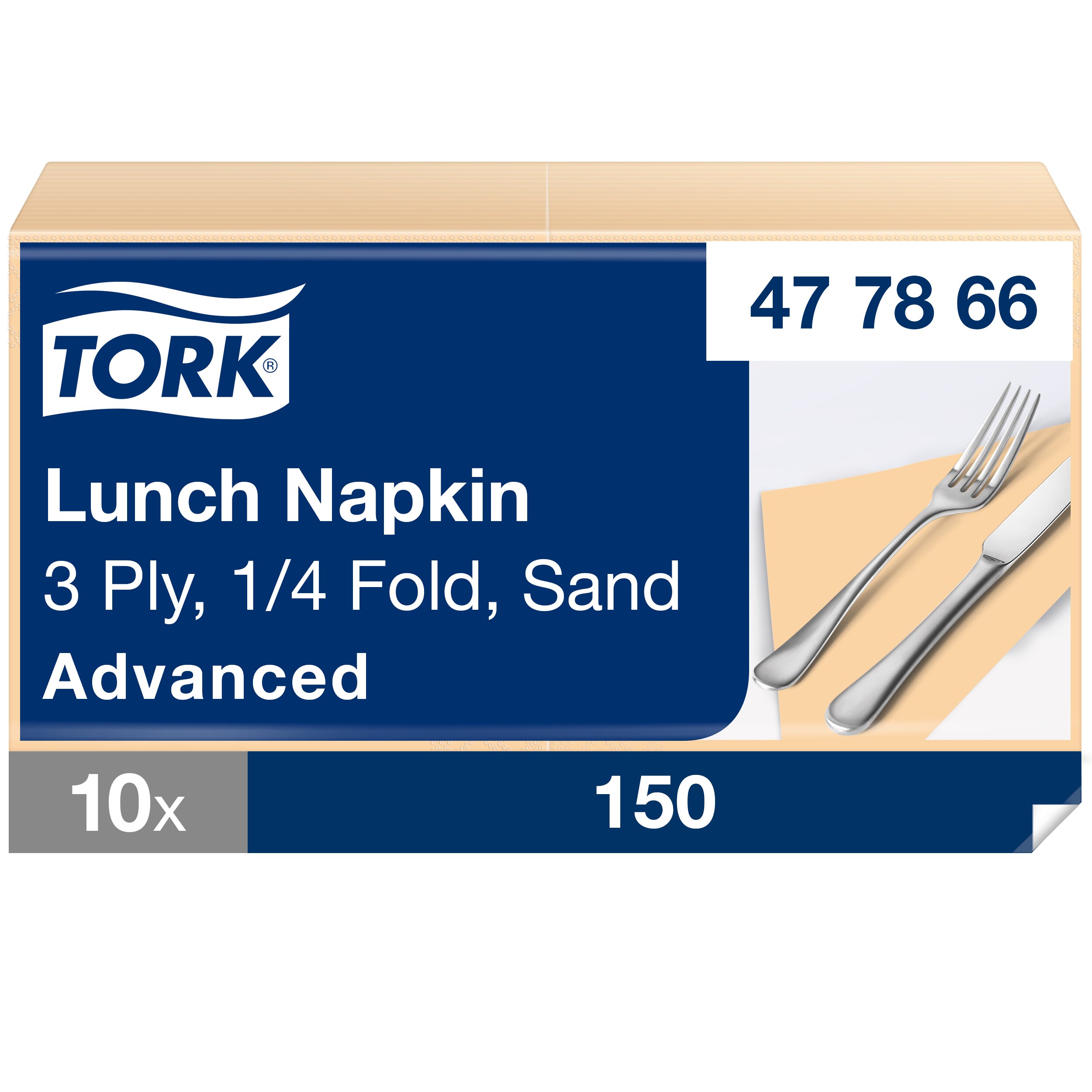 Tork szalvéta Advanced 33/3 csontszínű (10x150 db/#) - Image 2