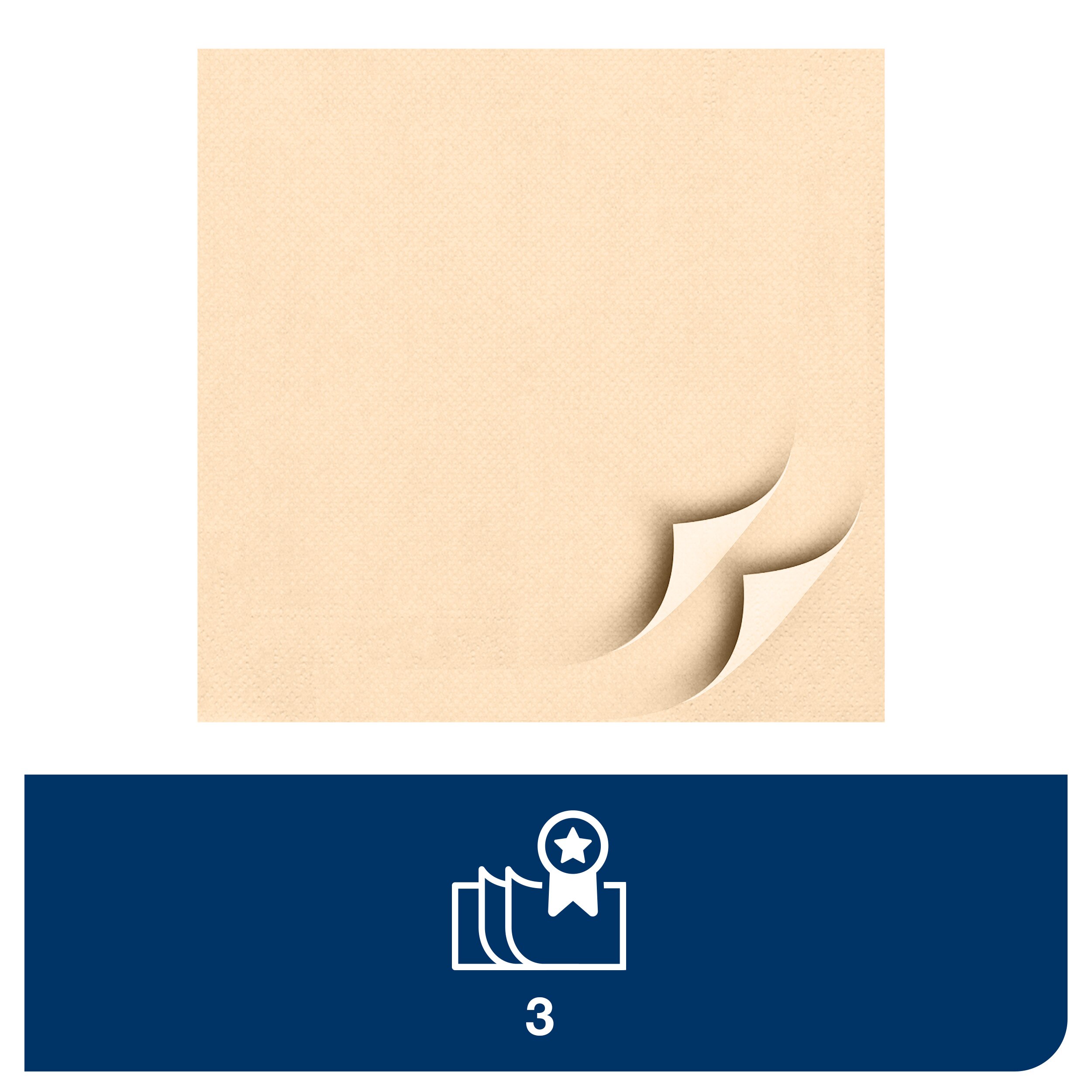 Tork szalvéta Advanced 33/3 csontszínű (10x150 db/#) - Image 9