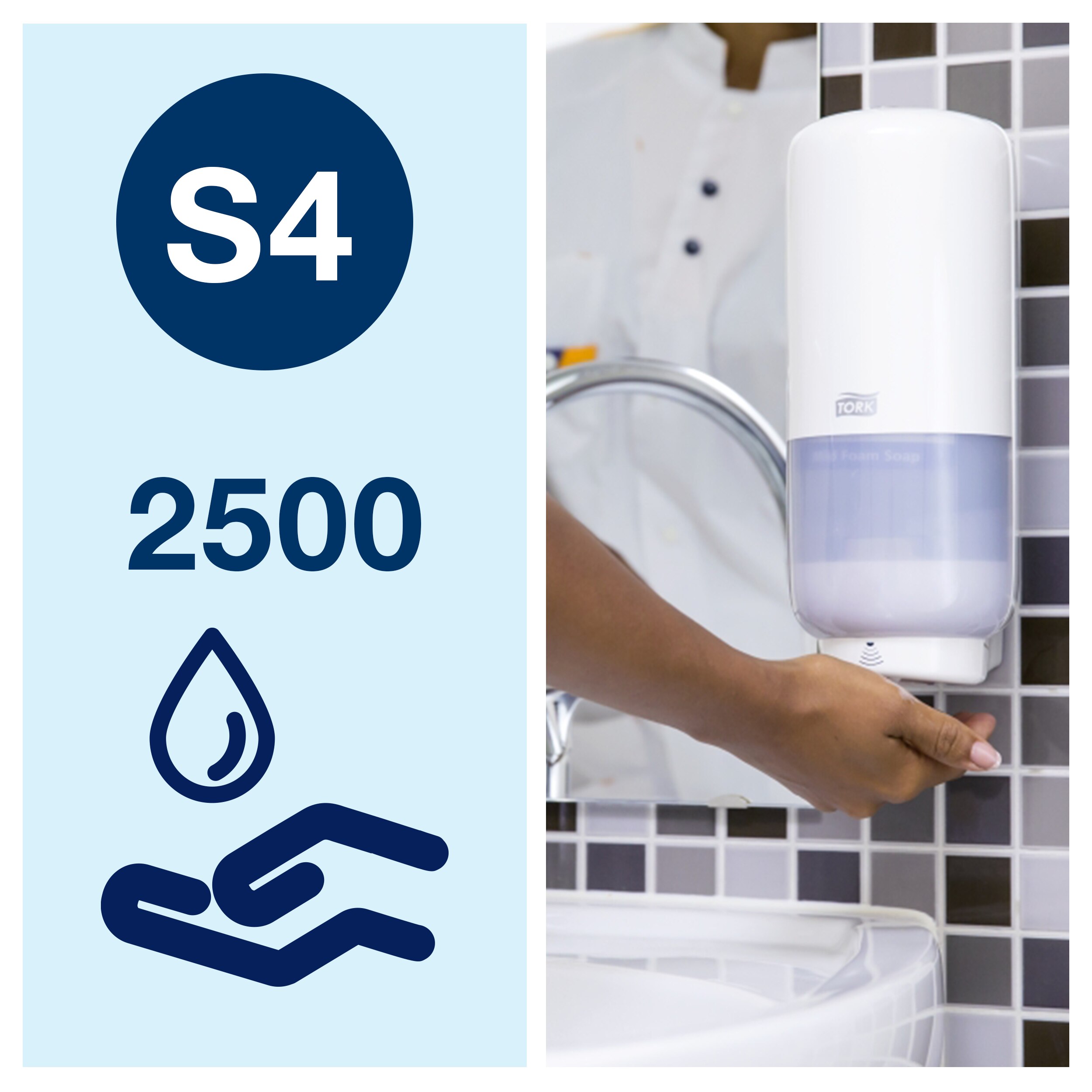 Tork habszappan Premium, kézkímélő (S4) (1000 ml, 6 db/#) - Image 11