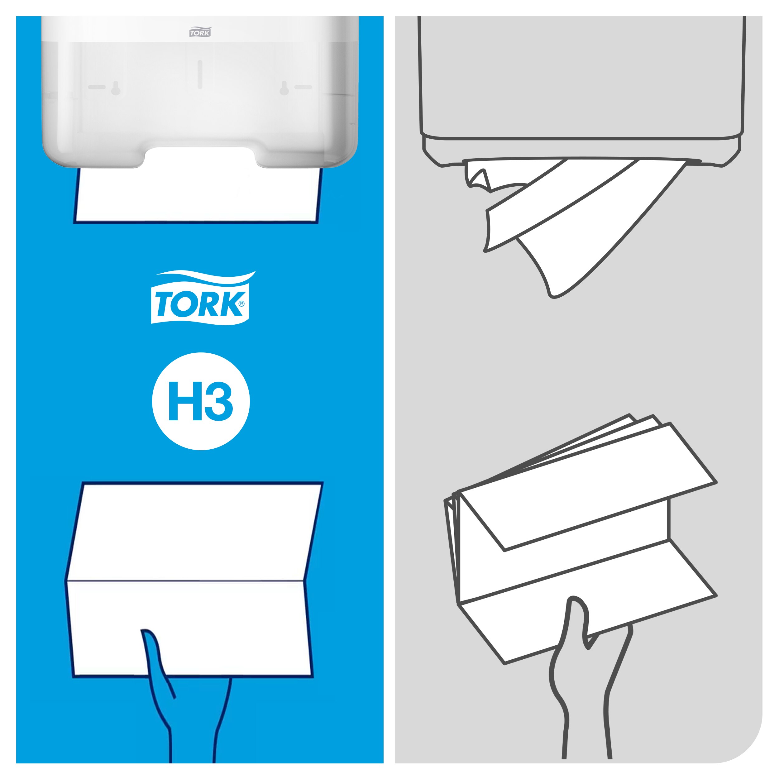 Tork adagoló Z és C hajtogatású kéztörlőhöz mini fekete (H3) - Image 10