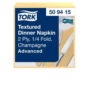 Tork szalvéta Textured - PEZSGŐ (39,5x39/2, 20x50 db/krt)