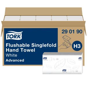 Tork kéztörlő Z hajt. Flushable Advanced (H3) (2 rét. 250 lap/csg, 15 csg/#)