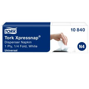 Tork szalvéta Xpressnap Universal 1/4 hajt., 1 rét (N4) 21,6x33 (9000db/#)