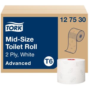 Tork toalettpapír kompakt Advanced (T6) (2 rétegű, extra fehér, 100 m, 27 tek/#)