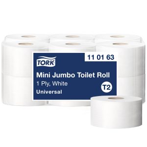 Tork toalettpapír mini Jumbo Advanced (T2) (1 rétegű, extra fehér, 240 m, 12 tek/#)