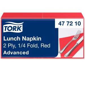 Tork szalvéta Advanced 33/2 piros  (10x200 db/#)