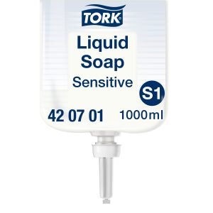 Tork folyékony szappan Premium illatmentes (S1) (1 l/db, 6 db/#)