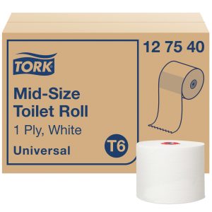 Tork toalettpapír kompakt Universal (T6) (1 rétegű, fehér, 135 m, 27 tek/#)