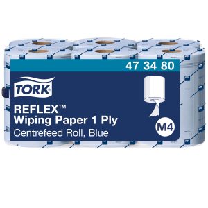 Tork kéztörlő Reflex, belsőmagos (M4) (1 rétegű, kék, 270 m, 6 tek/krt)