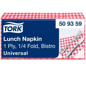 Tork szalvéta Decor 33X33/1 -Bistro- (8x400 db/#)