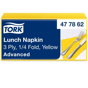 Tork szalvéta Advanced 33/3 sárga  (10x150 db/#)