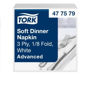 Tork szalvéta Advanced 40/3 fehér (1/8) (12x100 db/#)