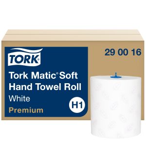 Tork kéztörlő Matic tekercses Premium fehér (H1) (2 rét. 100 m/tek, 6 tek/#)