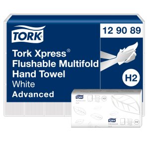 Tork kéztörlő Interfold Advanced, soft -toalettbe dobható- (H2) (2 rét. 200 lap/csg, 21 csg/#)