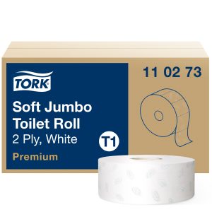 Tork toalettpapír Jumbo Premium soft (T1) (2 rétegű, fehér, 360 m, 6 tek/#)
