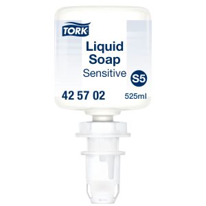 Tork folyékony szappan érzékeny bőrre -mini- illatmentes (S5) (0,525L/db, 8 db/#)