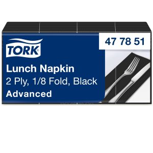 Tork szalvéta Advanced 33/2 fekete 1/8 hajt. (10x200 db/#)